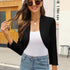 Kurzcardigan mit Seitenfalten & Cuffs | Eleganter Kurzmantel